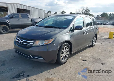 2014 Honda Odyssey Ex-L from USA, damaged, VIN 5FNRL5H69EB014072